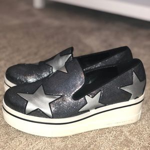 Stella McCartney Binx shoes in Glitter Effect